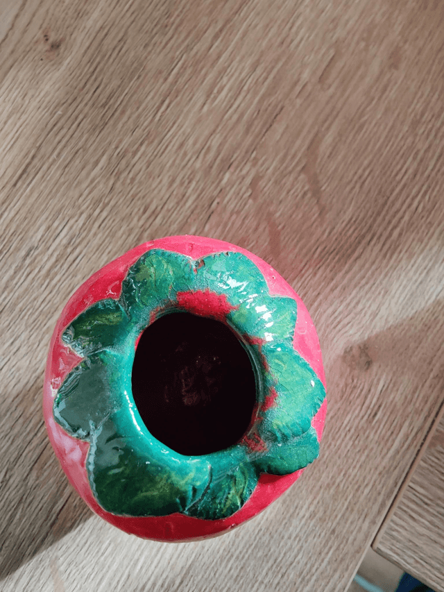 Mini vase fraise 